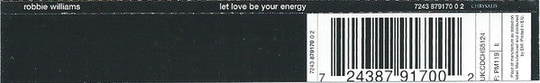 Robbie Williams : Let Love Be Your Energy (CD, Single, Enh, Ltd)