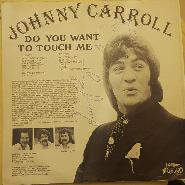 Johnny Carroll (3) : Do You Want To Touch Me (LP)