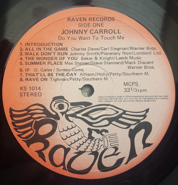 Johnny Carroll (3) : Do You Want To Touch Me (LP)