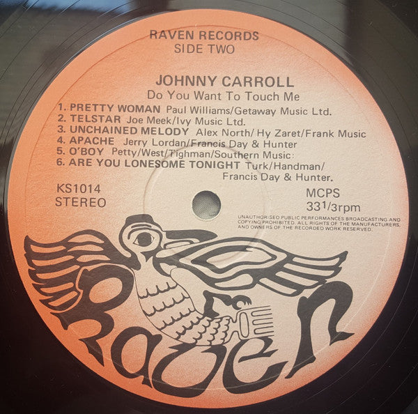 Johnny Carroll (3) : Do You Want To Touch Me (LP)