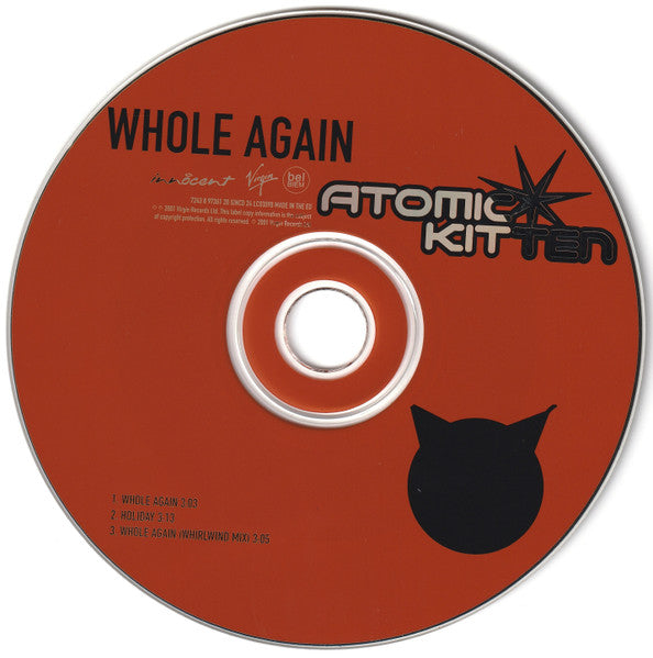Atomic Kitten : Whole Again (CD, Maxi, Single)