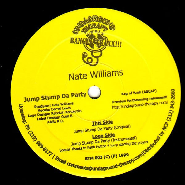 Nate Williams : Jump Stump Da Party (12")