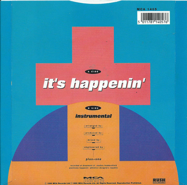 Plus + One Featuring Sirron : It's Happenin' (7", Single)