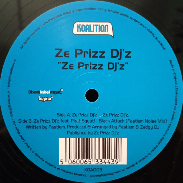 Ze Prizz DJ'z : Ze Prizz DJ'z (12")