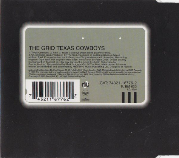 The Grid : Texas Cowboys (CD, Single)