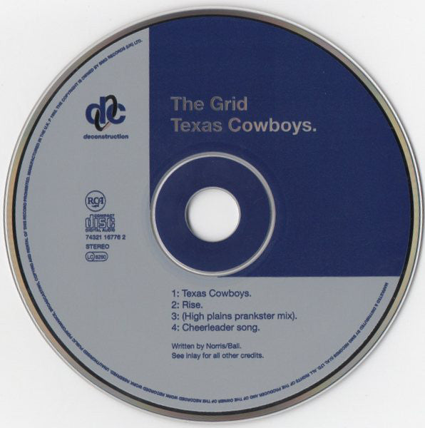 The Grid : Texas Cowboys (CD, Single)