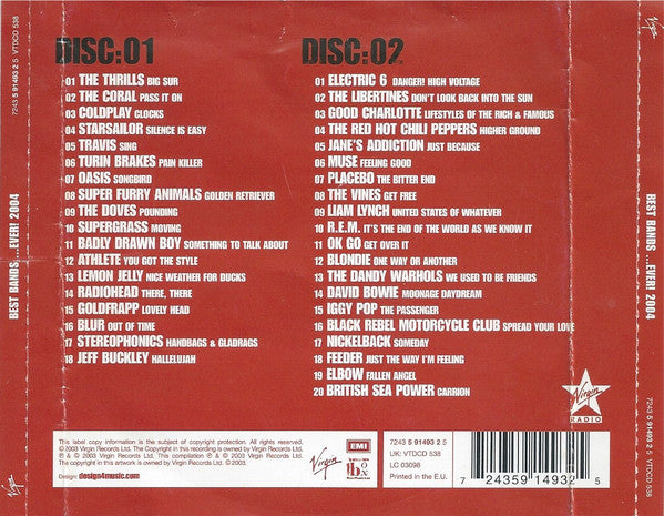 Various : The Best Bands ...Ever! 2004 (2xCD, Comp)