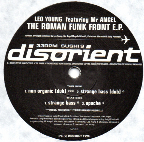Leo Young Featuring Mr. Angel : The Roman Funk Front E.P. (2x12", EP)