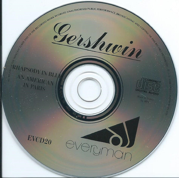 George Gershwin : Rhapsody In Blue • An American In Paris (CD, Comp)