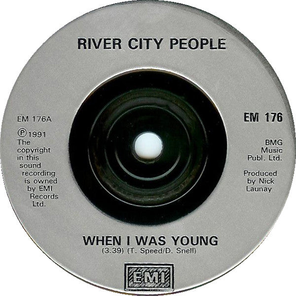 River City People : When I Was Young (7", Sil)
