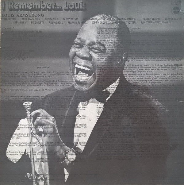 Louis Armstrong : I Remember... Louis (LP, Comp)