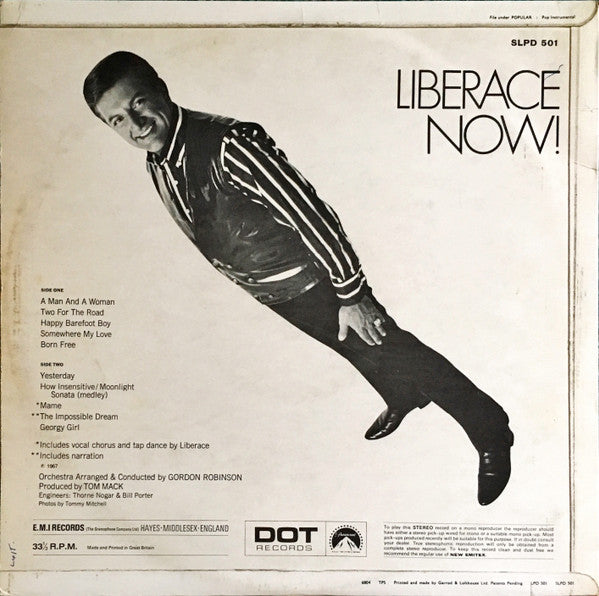 Liberace : Liberace Now! (LP, Album)