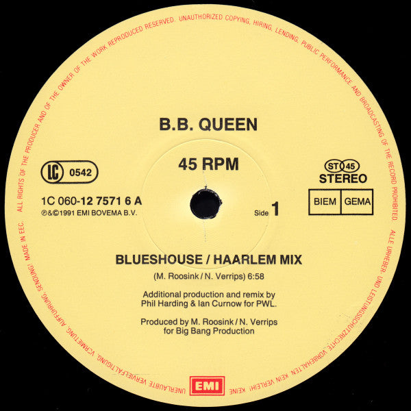 B.B. Queen : Blueshouse (12", Single)