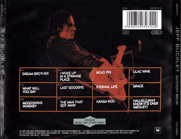 Jeff Buckley : Mystery White Boy  (Live '95 ~ '96) (CD, Album)