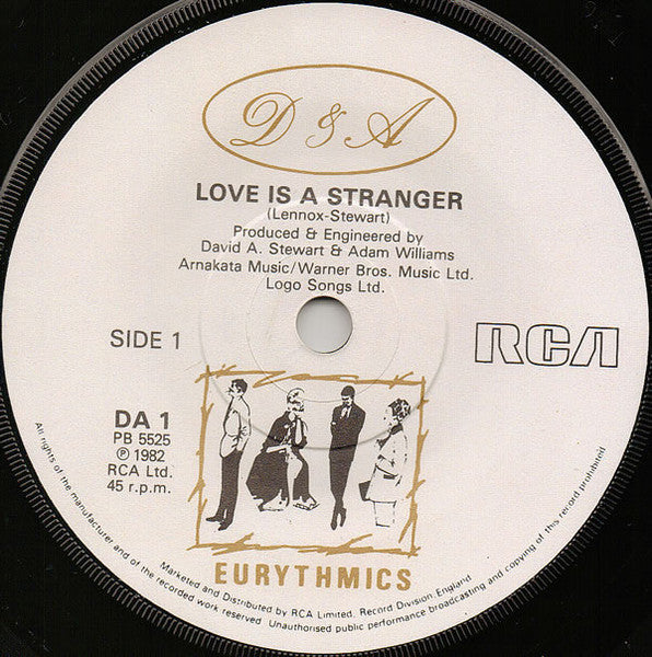 Eurythmics : Love Is A Stranger (7", Single)
