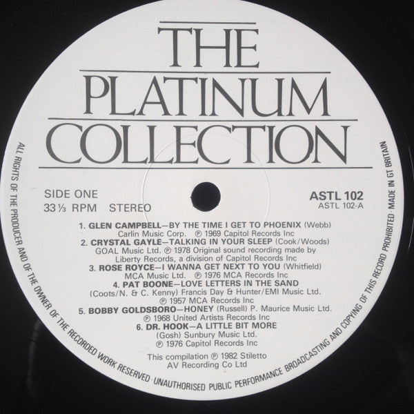Various : The Platinum Collection (LP, Album)