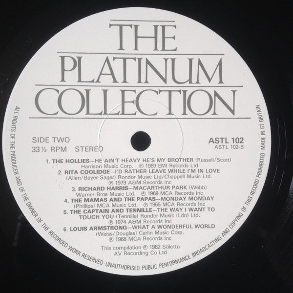 Various : The Platinum Collection (LP, Album)