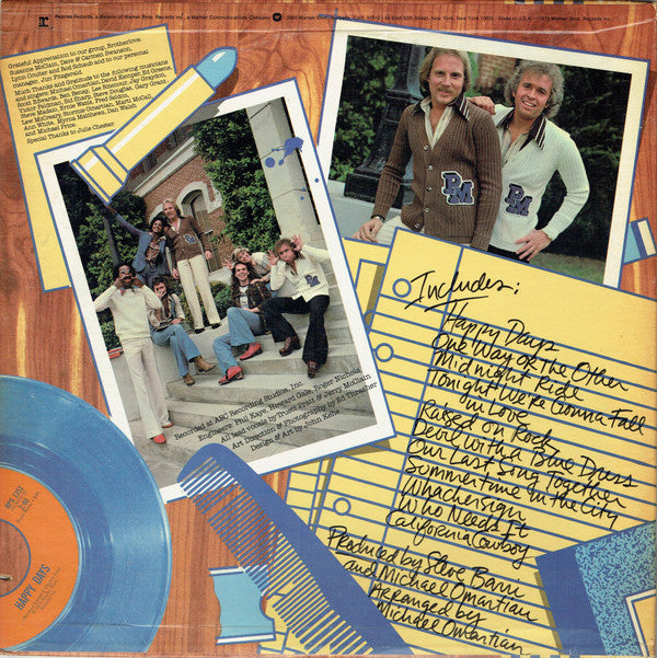 Pratt & McClain : Pratt & McClain Featuring "Happy Days" (LP, Album, San)