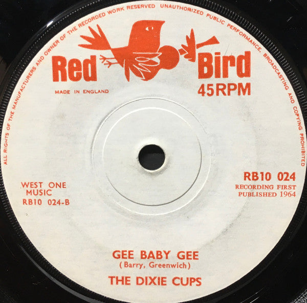 The Dixie Cups : Iko Iko (7", Single, Mono)