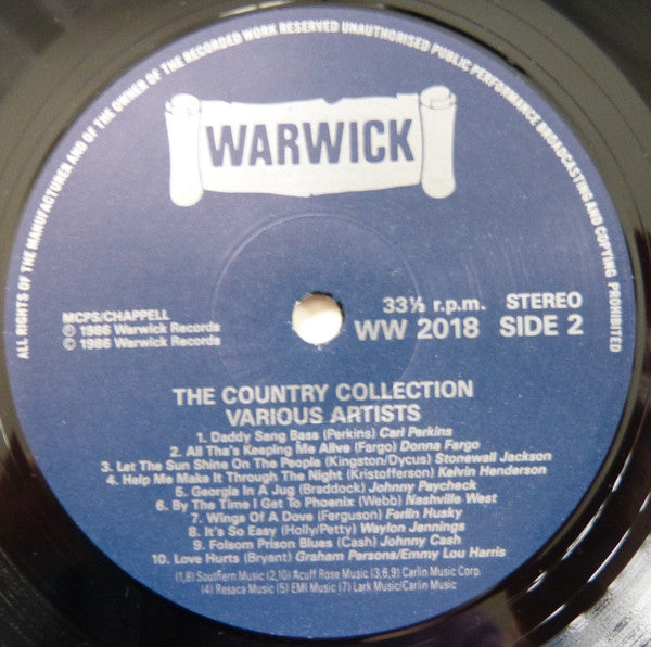 Various : The Country Collection (LP, Comp)