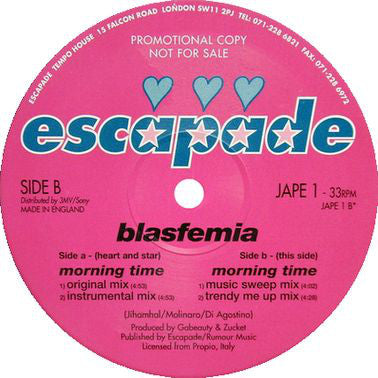 Blasfemia (5) : Morning Time (12", Promo)