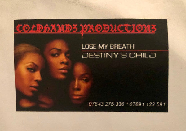 Destiny's Child : Lose My Breath (Cold Handz Remix) (12", Uno)