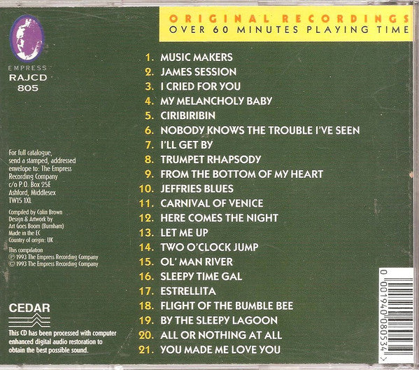 Harry James (2) : The Music Maker (CD, Comp)