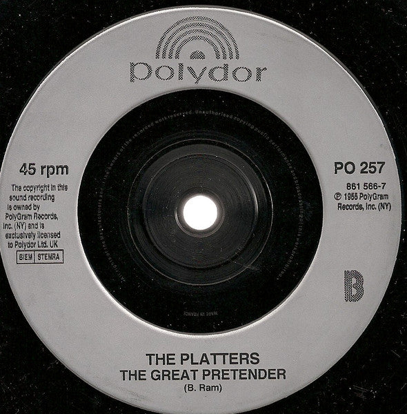 Connie Francis  /  The Platters : Lipstick On Your Collar /The Great Pretender (7", Single)