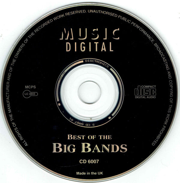Various : Best Of The Big Bands (CD, Comp)