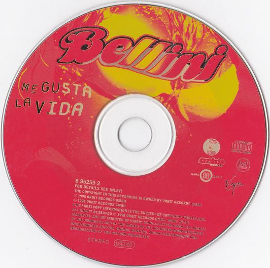 Bellini : Me Gusta La Vida (CD, Maxi)