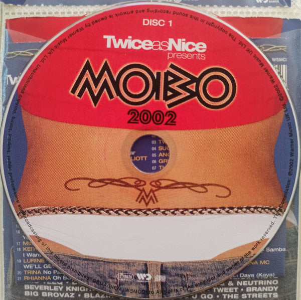 Steve "Smooth" Sutherland : Twice As Nice Presents MOBO 2002 (The Very Best Of Urban) (2xCD, Mixed)