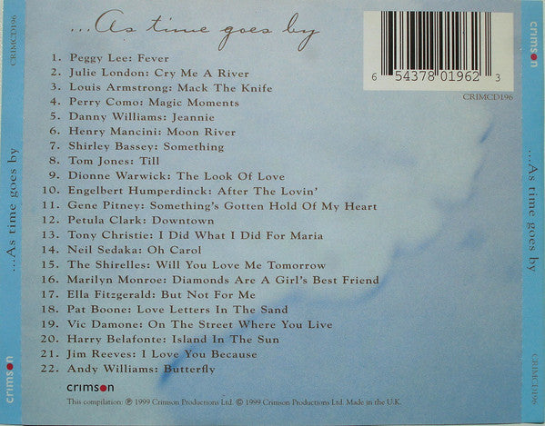 Various : As Time Goes By (CD, Comp)