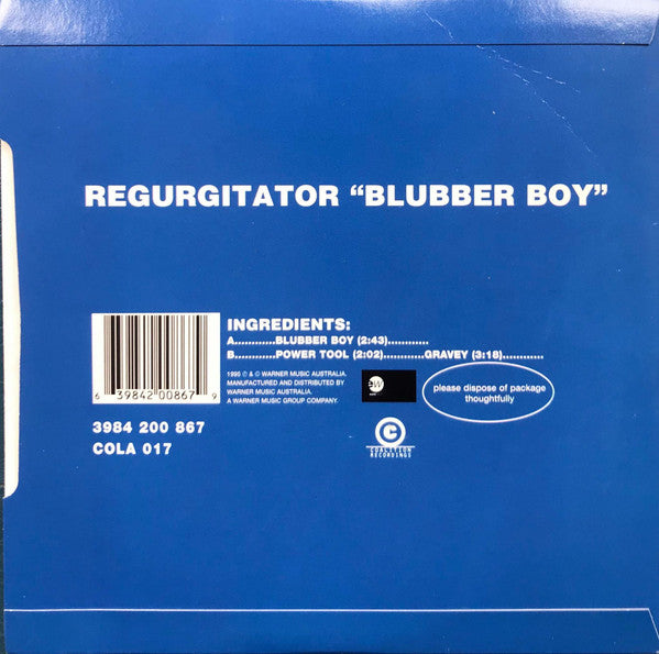 Regurgitator : Blubber Boy (7", Single)