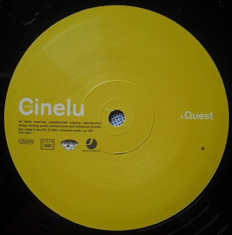 Mino Cinelu : Quest (12")