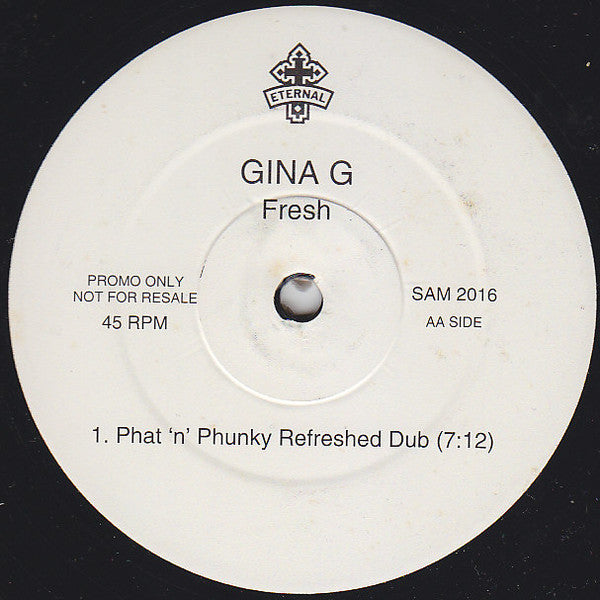 Gina G : Fresh (12", Promo)
