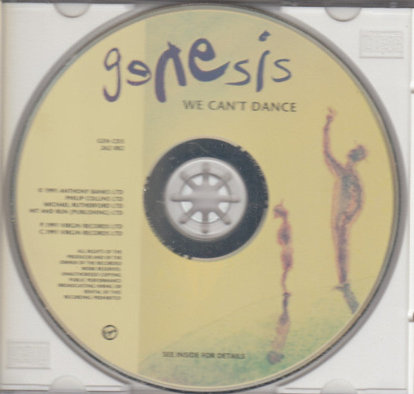 Genesis : We Can't Dance (CD, Album)