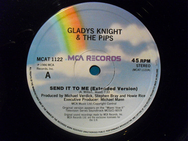 Gladys Knight And The Pips : Send It To Me (12")