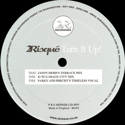 2risque : Turn It Up! (12")