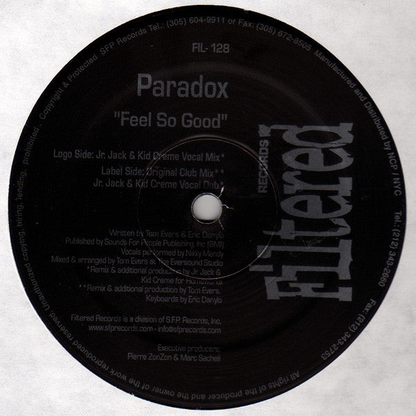 Paradox (5) : Feel So Good (12")