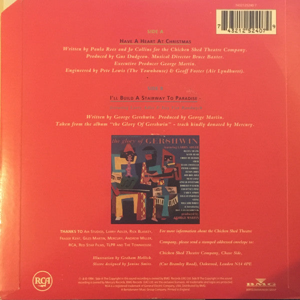 Chicken Shed Feat. Larry Adler : Have A Heart At Christmas (7", Single)