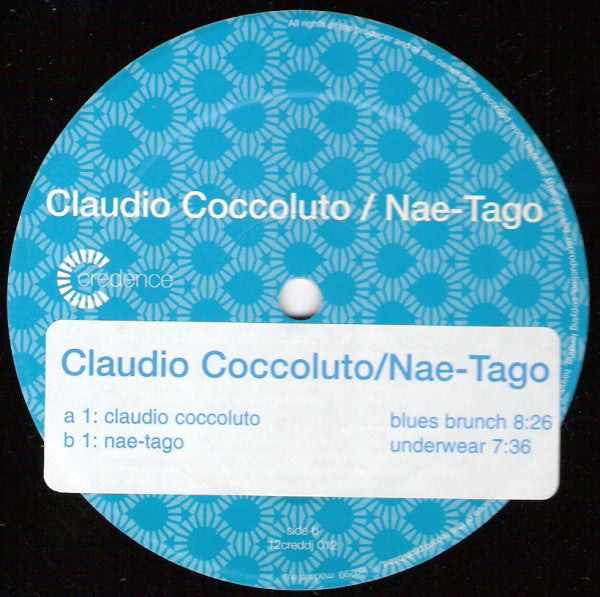 Claudio Coccoluto / Nae-Tago : Blues Brunch / Underwear (12", Ltd, Promo)