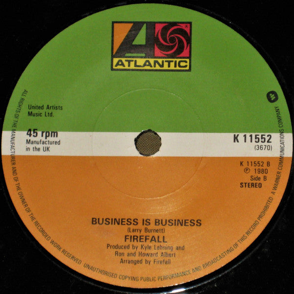 Firefall : Love That Got Away (7", Single)