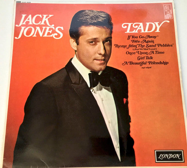 Jack Jones : Lady (LP, Album, Mono)