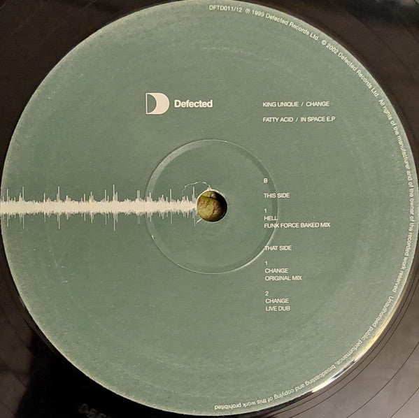 King Unique : Change / Fatty Acid E.P (2x12", EP)