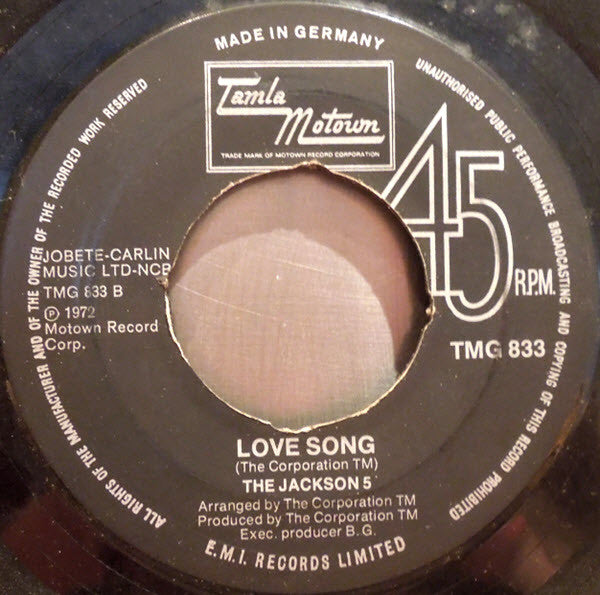 The Jackson 5 : Lookin' Through The Windows (7", Single, Pus)
