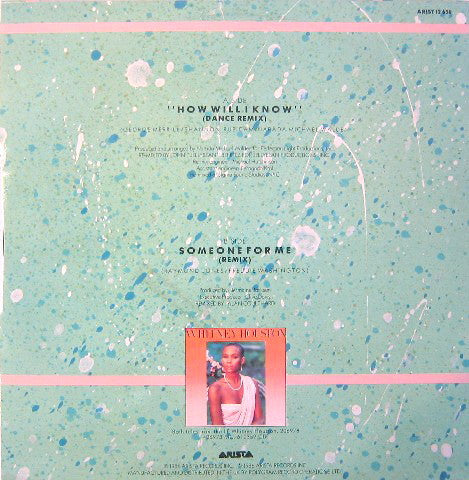 Whitney Houston : How Will I Know (12", Single)