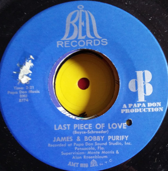 James & Bobby Purify : Help Yourself (To All Of My Lovin) / Last Piece Of Love (7", Single)