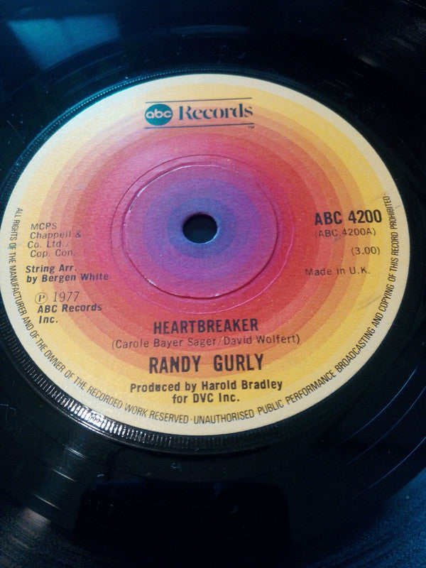 Randy Gurley : Heartbreaker (7", Single)