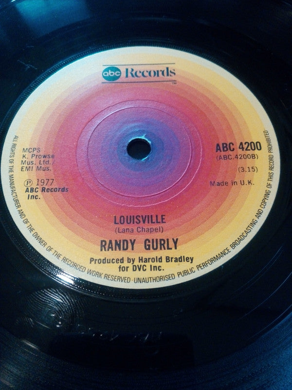Randy Gurley : Heartbreaker (7", Single)