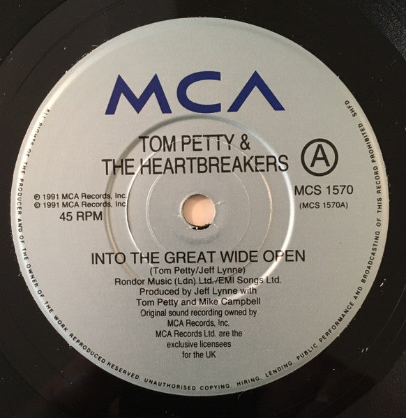 Tom Petty And The Heartbreakers : Into The Great Wide Open (7", Single)